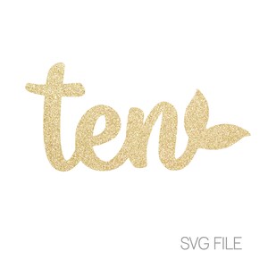 Zehn Meerjungfrauenschwanz SVG | Digitaler Download | SVG