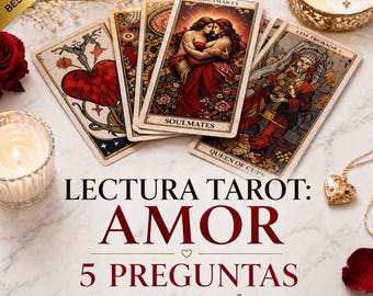Lectura de Tarot del Amor: 5 Preguntas o 5 Predicciones Psiquicas (AUDIO/VIDEO)