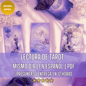 Lectura de Tarot, Consulta Espiritual, Lectura de Cartas, Tarot Personalizado, Orientación Espiritual, Entrega Rapida Hoy, Entrega Digital
