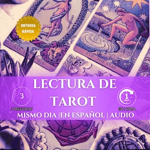 Lectura Tarot en Audio – Lectura de Cartas 3 Preguntas Urgentes, Lectura Psiquica Bien Detallada, Entrega Rapida Hoy en 1 Hora