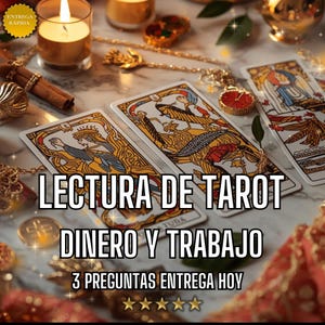 Hoy Mismo -Lectura Psiquica Dinero y Carrera | Tarot Predicciones Precisas y Detalladas  3 Preguntas | Entrega Rapida | PDF + Foto de Cartas