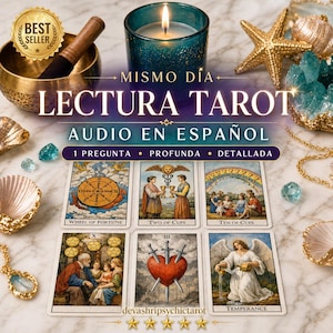 Lectura de Tarot en Audio, 1 Pregunta, Lectura Psiquica en Audio en Español