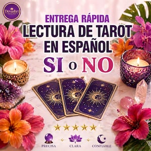 Lectura Tarot SÍ o NO / Respuesta Rápida en Español / Tarotista Real No IA / Consulta Psíquica Urgente