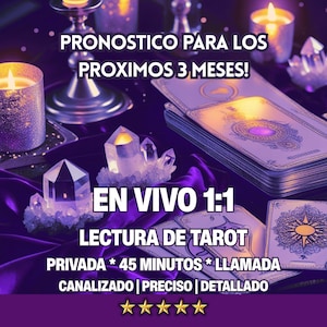 PROXIMO 3 MESES - Lectura de Tarot En Vivo por Llamada– 45 MINUTOS | Predicciones Psiquicas Bien Detalladas | Pronostico Proximo Tres Meses