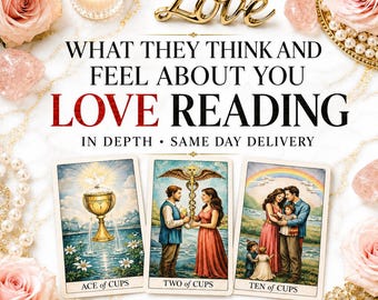 Same Day Love Tarot Reading: Their Thoughts, Feelings & Intentions, In- Depth Psychic Tarot Reading
