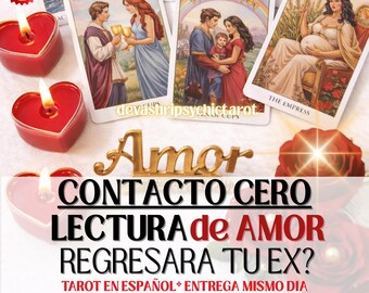 Lectura de Tarot ¿Volverá a Buscarte? Lectura de Tarot Contacto Cero | Lectura Psiquica en Audio o Escrita PDF