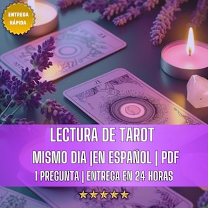 HOY MISMO- Lectura Tarot Psíquica |  1 Pregunta | Disponible en 24 Horas | Mensaje Canalizado, Preciso y Detallado | Entrega Rapida | PDF