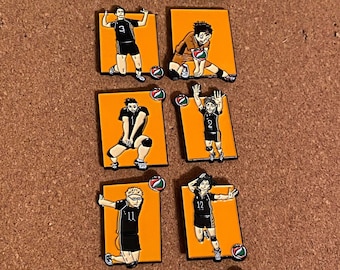 Volleyball Sports Anime - Mystery Enamel Pins