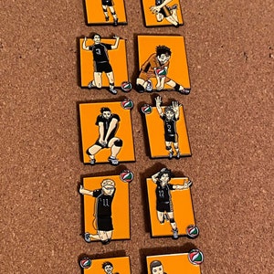 Volleyball Sport Anime - Mystery Enamel Pins