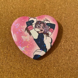 Uravity Holographic Heart Button - MHA