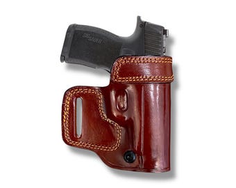 Heckler & Koch Avenger Style Owb Belt Leather Holster Choose Color / Gun Model | Pancake Style | Quickdraw Holster | Handmade Holster |