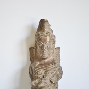Vintage Bronze Deity Furniture Appliques