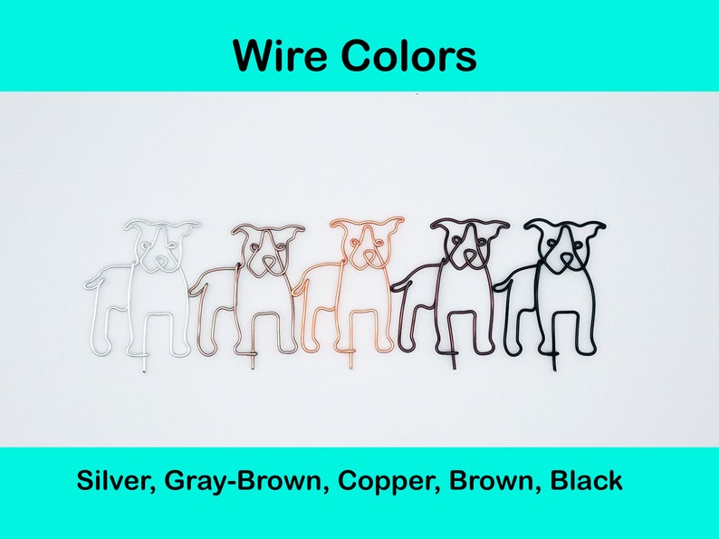 Wire sculpture of pug, dog, personalize, custom, wire art, home decor, office decor, dog lovers, gift, desk decor, desk accessories image 5