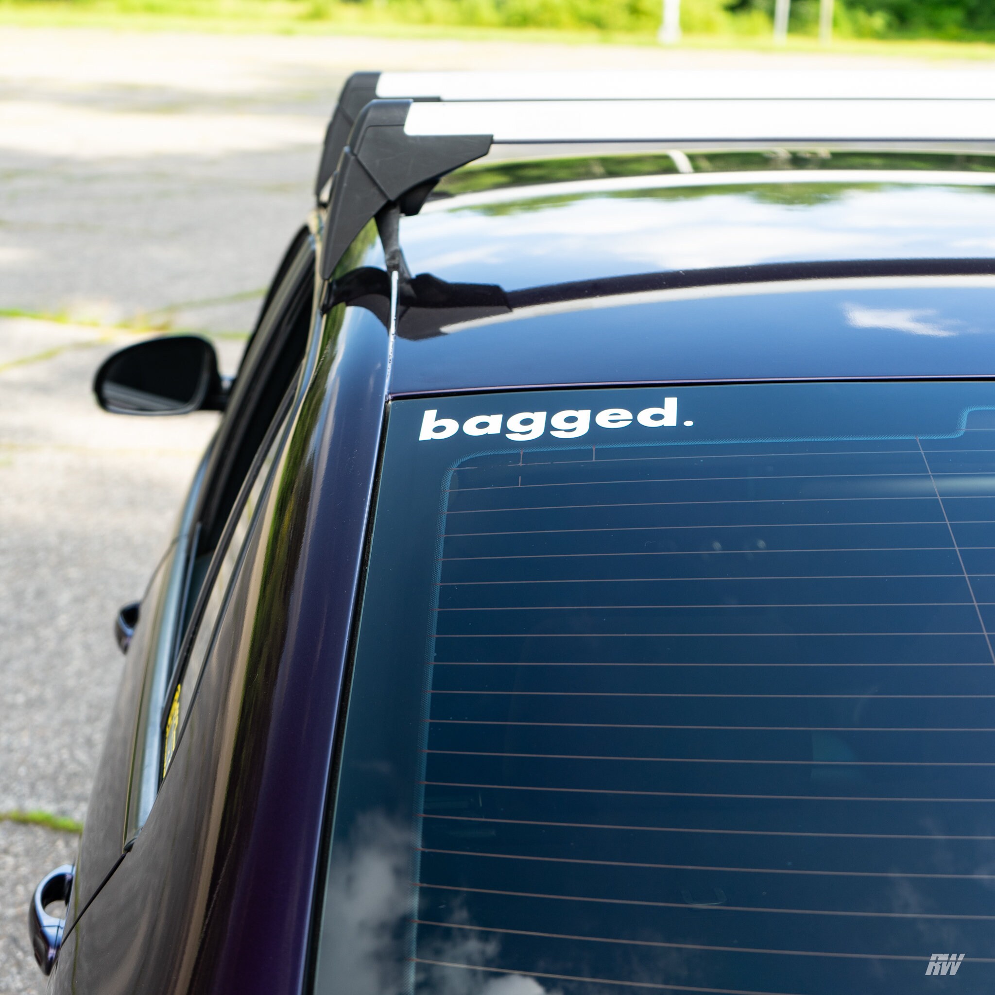 Bagged. Vinyl Decal Car Window Sticker - Etsy