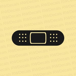 Bandaid Vinyl Decal Car Bumper Sticker