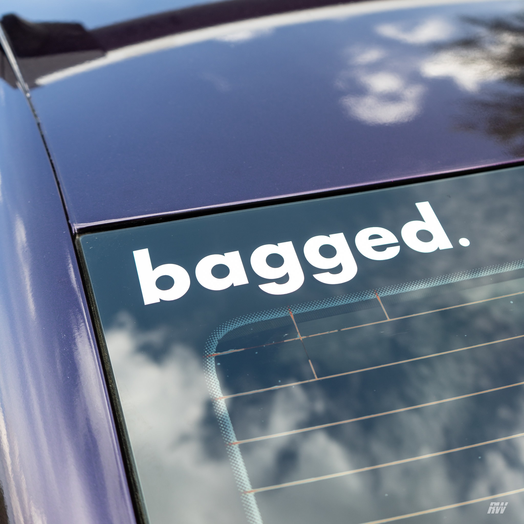 Bagged. Vinyl Decal Car Window Sticker - Etsy