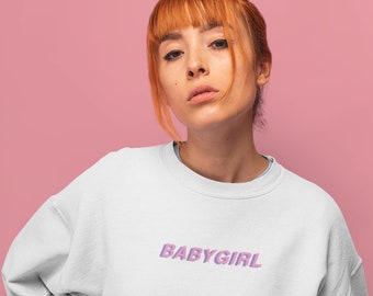 Babygirl Hoodie Tumblr Hoodie Aesthetic Clothing Womens Etsy