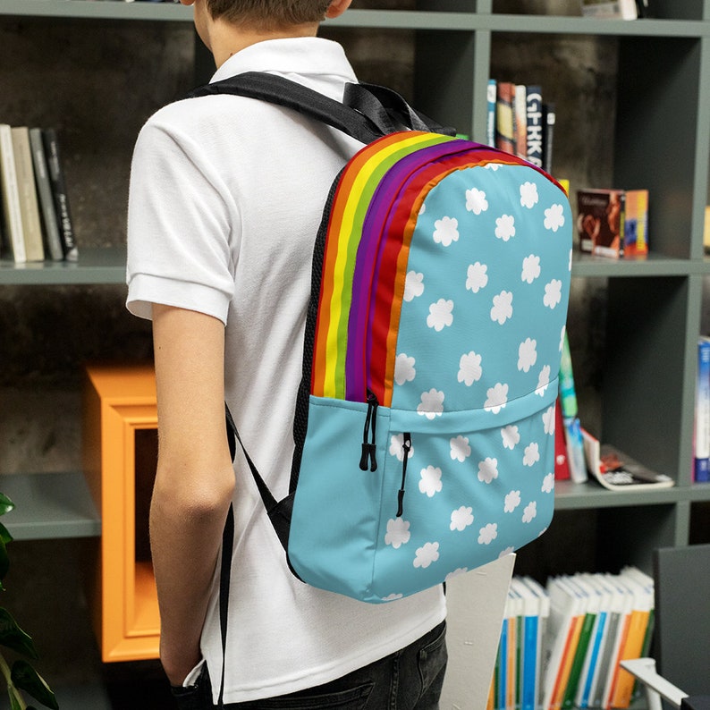 rainbow school backpack