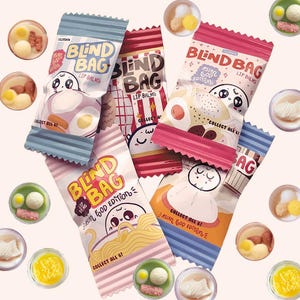 Asian Food Lip Balm Blind Bag, Novelty Makeup Gift