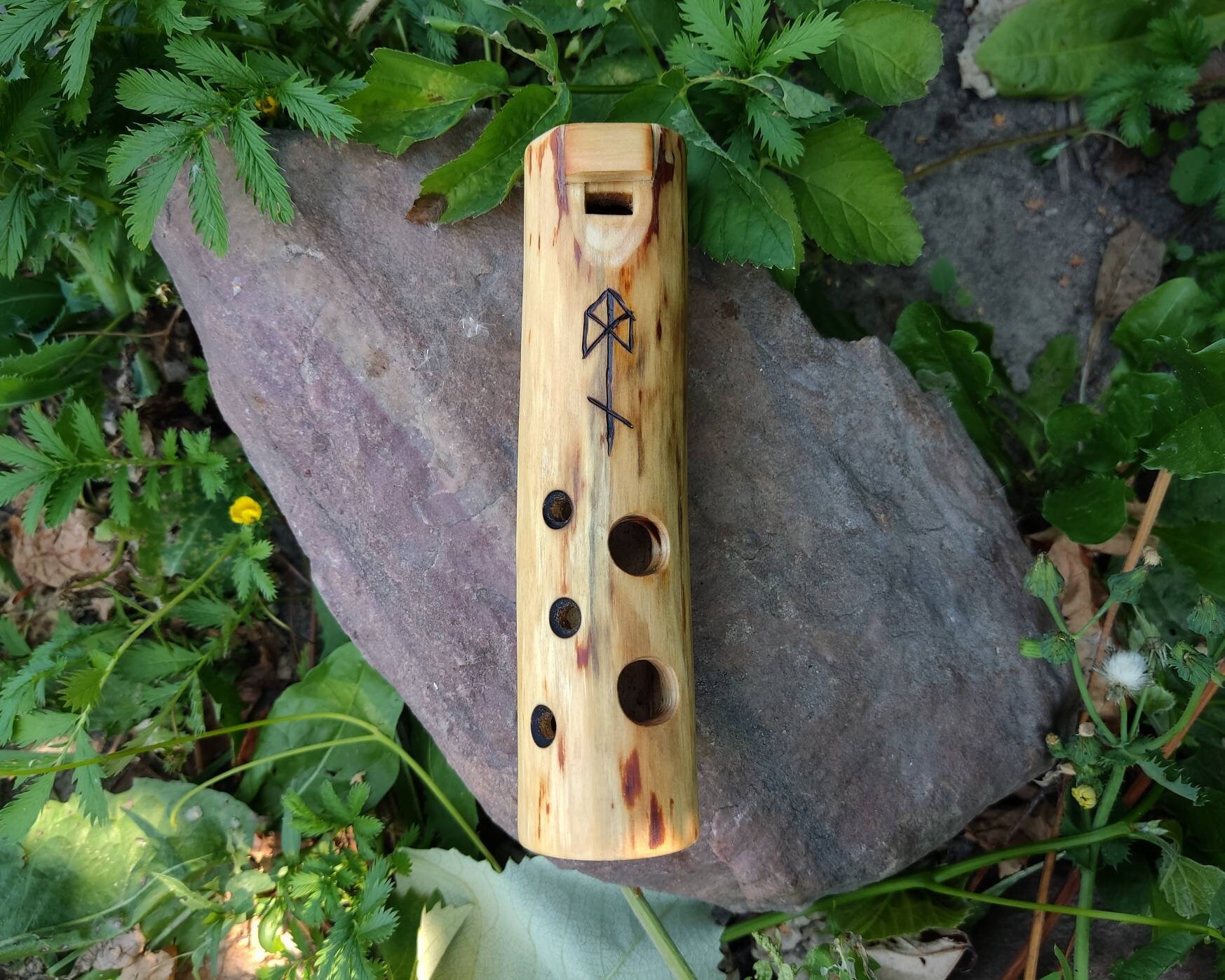 Wooden Ocarina in key of C Flute for meditation Witch Etsy