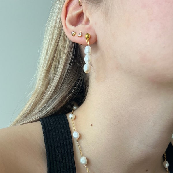 Boucles d'oreilles gouttes d'eau