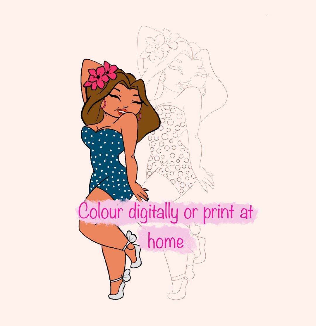 Printable Coloring Pages Cute Coloring Pages PDF Coloring - Etsy