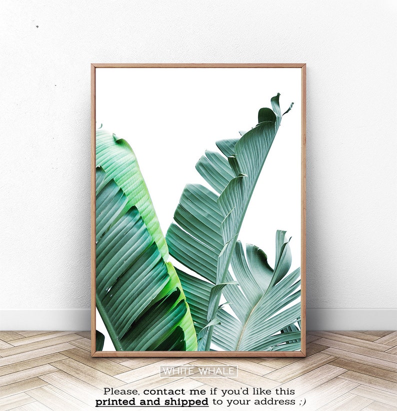 Banana Leaves, Wall Decor, Tropical Artwork, Printable Wall Artwork, Palm Leaf Print, Minimalist Leaf Artwork, Greenery Print, Banana Leaf Poster photo regarding Etsy Printable Wall Art named Banana Leaves, Wall Decor, Tropical Artwork, Printable Wall Artwork, Palm Leaf Print, Minimalist Leaf Artwork, Greenery Print, Banana Leaf Poster