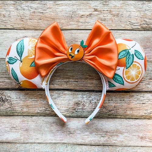 Orange Bird Mouse Ears Headbandparty Headbanddress Etsy