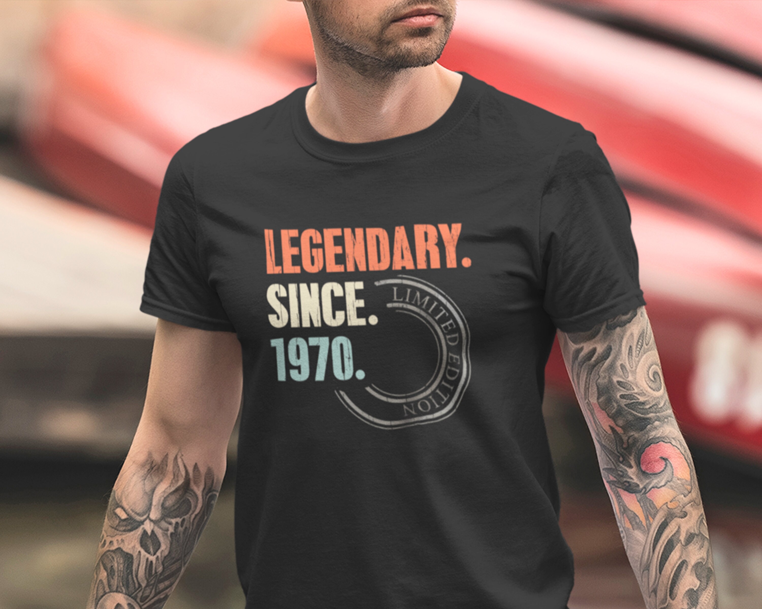 Legendary Since 1970 Shirt Vintage Born 