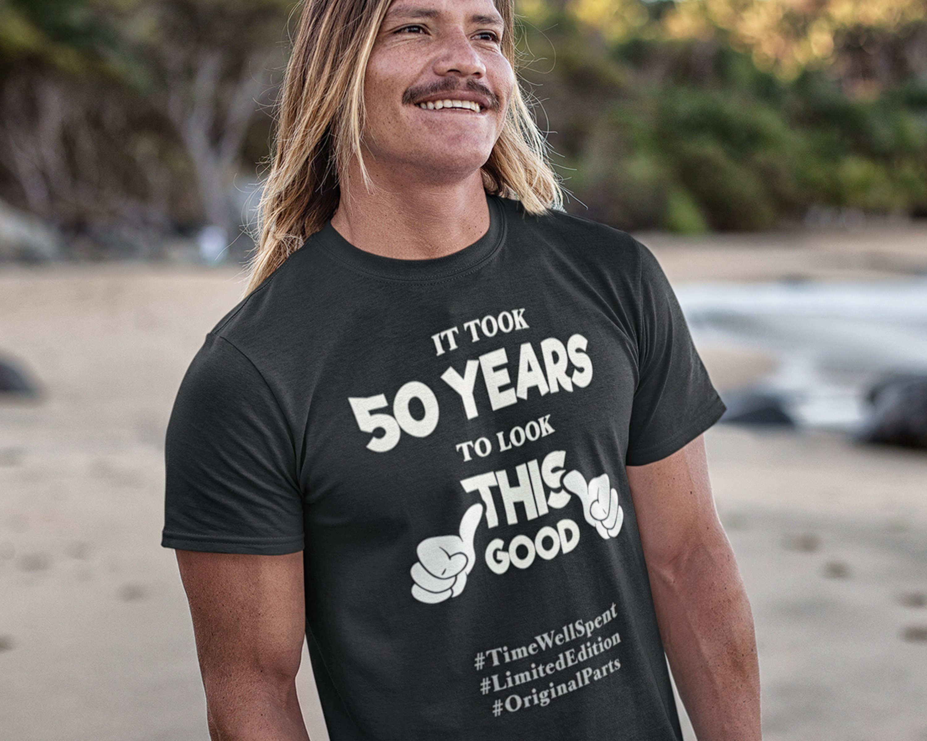 Ledsager Bugt børn 50th Birthday Shirt 50 Years Old to Look This Good Funny - Etsy