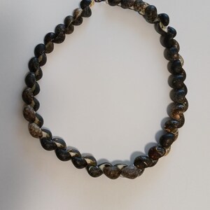 Chunky Hawaiian Kupee Shell Necklace, Polished Puka Shell Choker ...