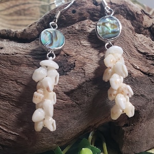 Momi Muschel Ohrringe, Niihau Muschel Schmuck, Hawaii Schmuck, Authentisch Niihau, Hawaiianische Muschel, Hawaiianische Hochzeit, Brautgeschenk, Muscheln Hawaii
