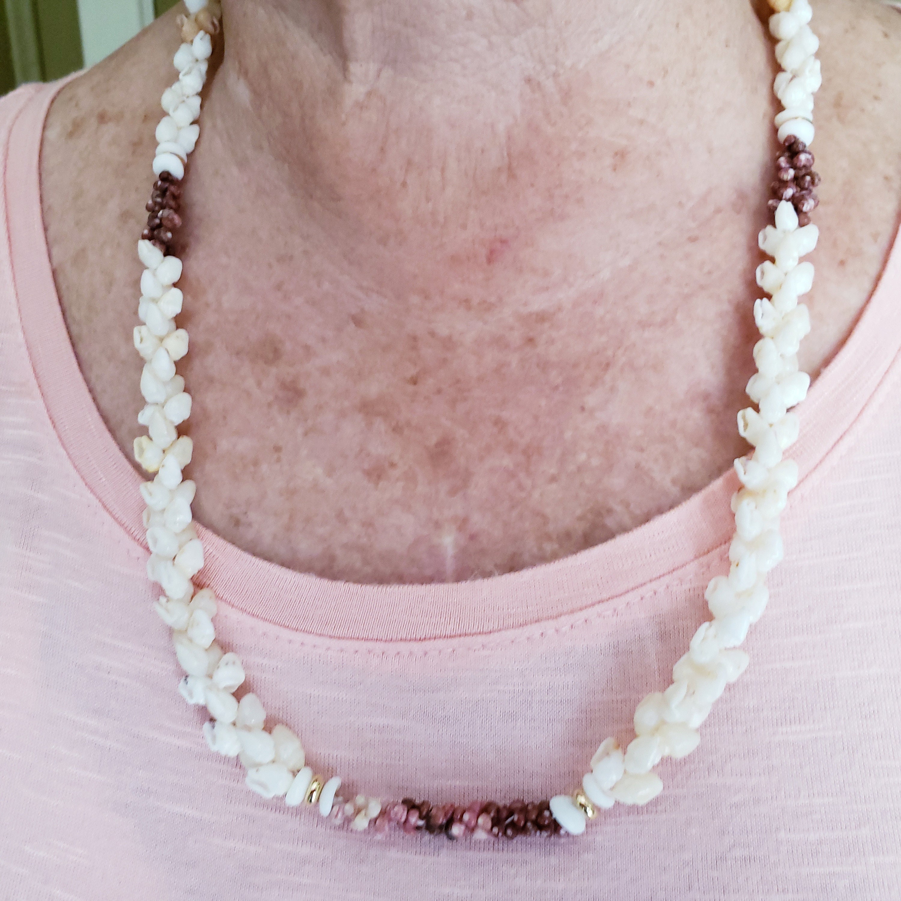 White Momi Shell Choker, Niihau Pikake Style, Grey Tahitian Pearl Necklace,  Niihau Style Lei, Niihau Shell Jewelry, Hawaii Wedding Necklace, - Etsy  Israel