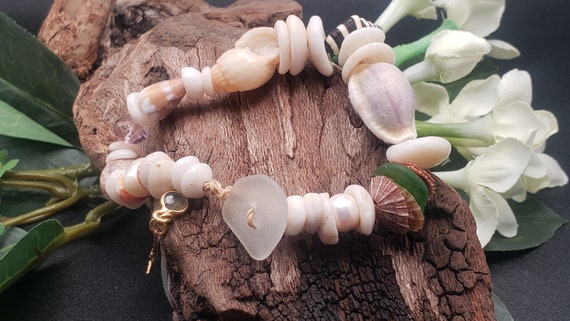 Beach shell bracelet deals