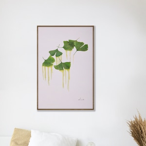 Printable Wall Art, with Botanical Prints of a Gingko Study 1, Art Prints for Wall Decor, Home Decor, Wall Hanging, Housewarming Gift,