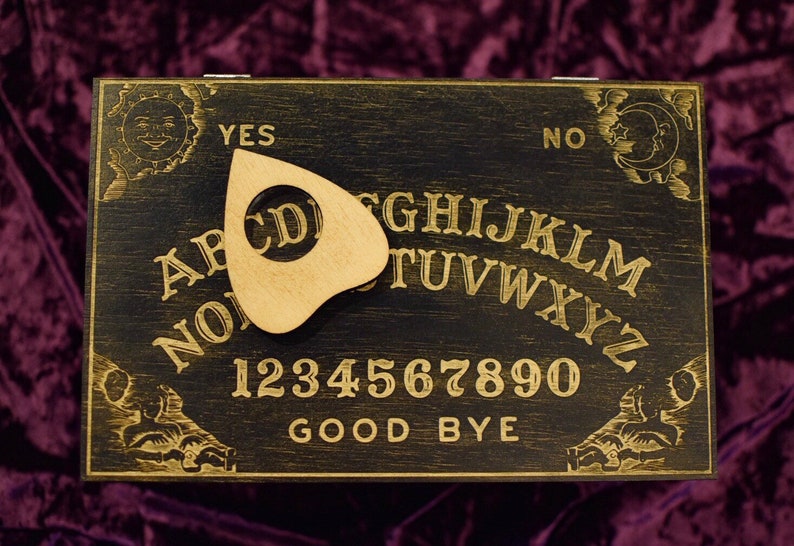 Ouija Board Box With Secret Lock Etsy