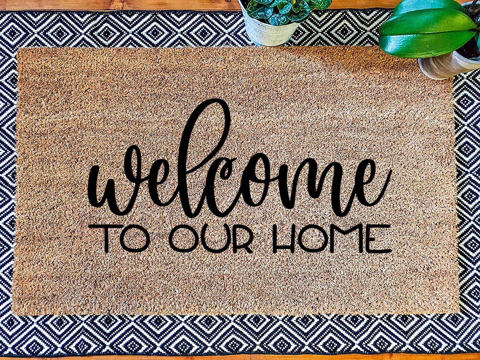 To Our Home Mat Front Doormat Housewarming Etsy