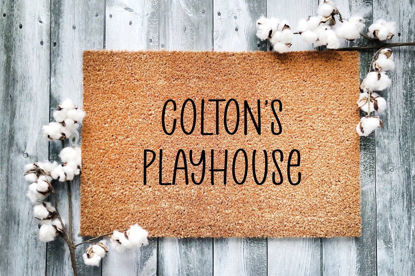 Personalized Playhouse Mat Personalized Playhouse Etsy