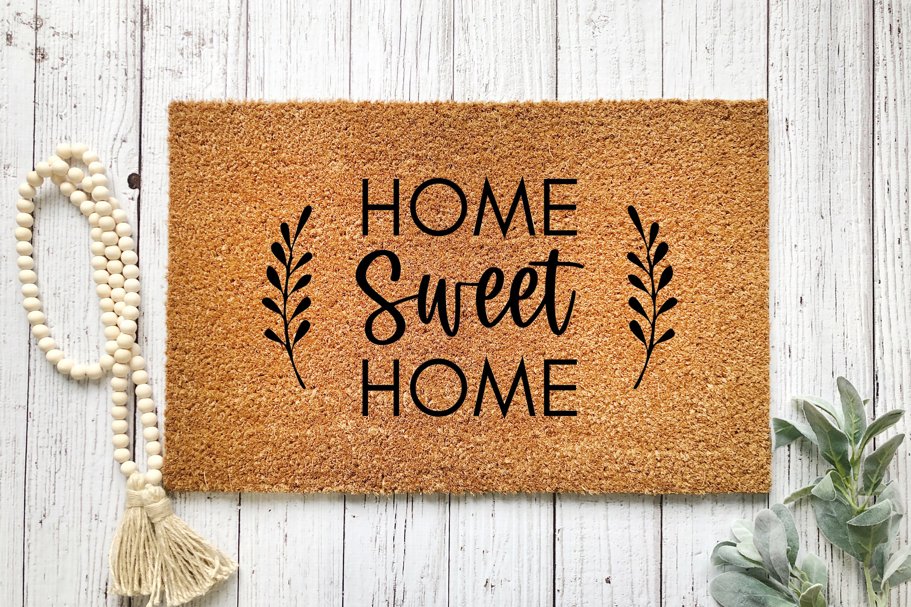 Home Sweet Home Welcome Mat Front Doormat Home Sweet Home | Etsy