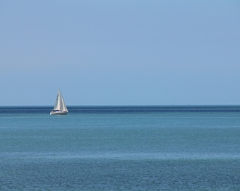 Nautical Nursery, Florida Keys Art, Sailboat Print, Travel Photography, Sail Boat Photo, Coastal Print, Beach Photography, Nautical Photo