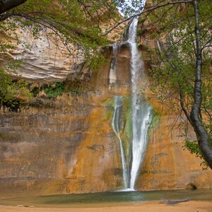 Waterfall Print, Bathroom, Grand Staircase, Creek Falls Photo, American Southwest Art Print, Spring Landscape, Living Room Deco, Home Decor