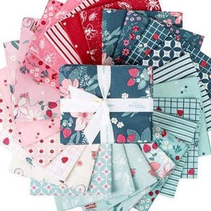 Fat Quarter Bundle of Berry Market by Beverly McCullough for Riley Blake Designs