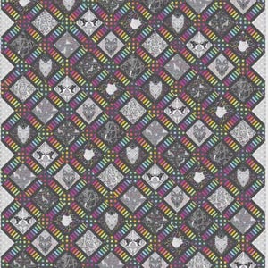 PRE-ORDER Crossroads Quilt Kit featuring Graywork Fabrics by Tula Pink- Ships in Oct-Nov 2025