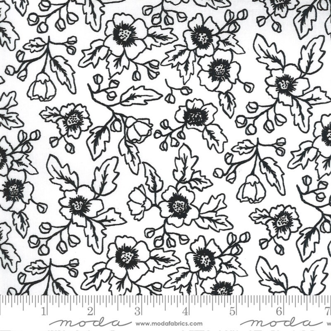 PREORDER MIdnight Magic 2 Gothic Bloom Ghost Fabric April PREORDER MIdnight Magic 2 Gothic Bloom Ghost Fabric April