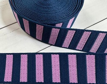 Bold Stripe 1.5" Webbing - By the Yard - Choose Color - Stitch Supply Co