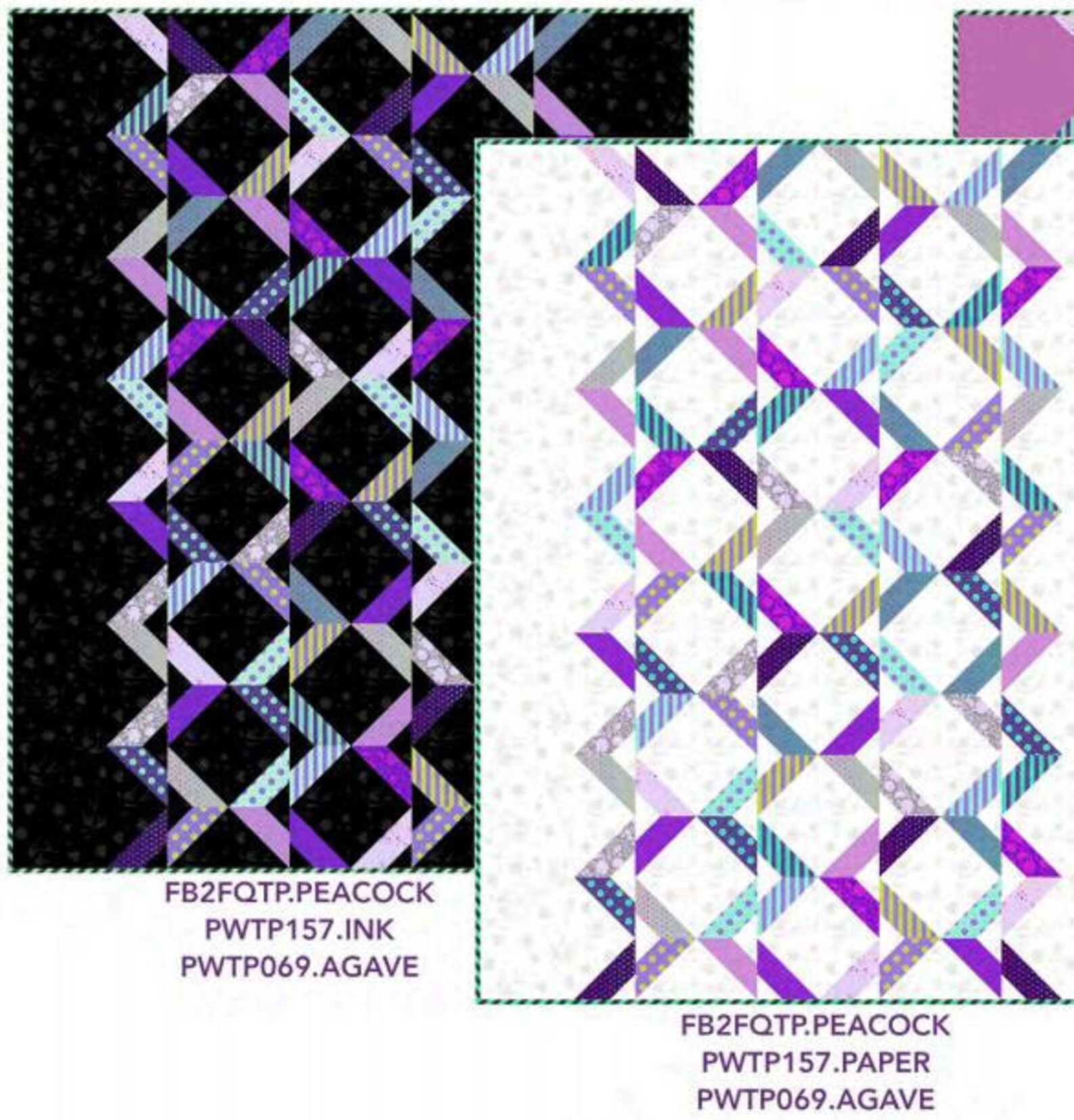 Arrow Point Path Quilt Kit Using Tula True Colors Fabrics Etsy