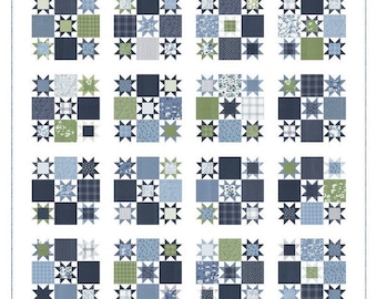 Nantucket Summer HIdeaway Quilt Kit - Thimbleblossoms Camille Roskelley for Moda Fabrics