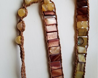 Shell and Stone Necklace