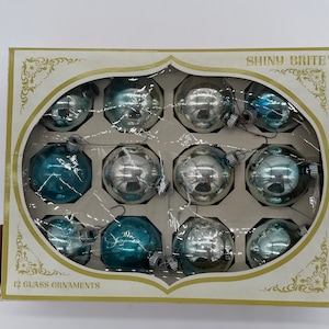Complete Set of Vintage Shiny Brite Ornaments