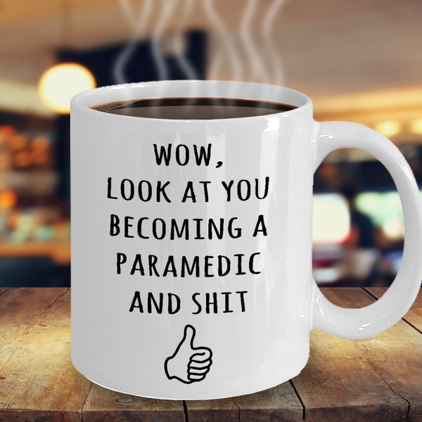 Paramedic Graduation Gifts, Paramedic Mug, New Paramedic, Future Paramedic, Paramedic Student, Funny Mug For Paramedics, Ceramic Coffee Mug